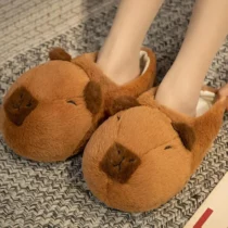 Capybara-Plush-Slippers-Cartoon-Cute-Lovely-Soft-Stuffed-Animals-Plushy-Shoes-Cozy-Capibara-Clap-Ring-Winter